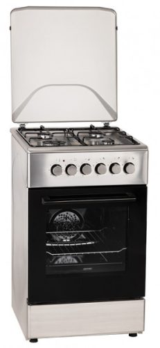 MPM MPM-64-KGM-11 Szabadonálló gáztűzhely elektromos sütővel inox