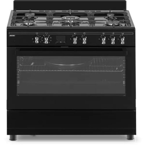 MPM MPM-93-KGM-32 Szabadonálló gáztűzhely elektromos sütővel, 5 égős 