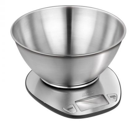 MPM MWK-05M konyhai mérleg rozsdamentes acél tállal , max. 5kg