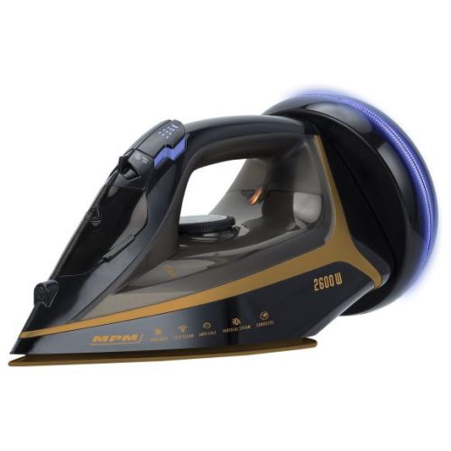 MPM (MZE-26) Vezeték nélküli vasaló - 2600W, Fekete, Kerámia Talp