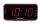 Orava RBD-614 Rádiós Ébresztőóra Nagy Piros LED Kijelzővel, SLEEP, SNOOZE, DIMMER