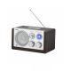 Orava RR-29B Retro rádió AM/FM 230V+ 4xAA elemes 3W