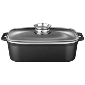 Smile SBR-3 sütőtál üvegtetővel 7L 34,5x24,5x10 cm 