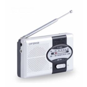 Orava T-103 rádió AM/FM 2x1,5V AA elem