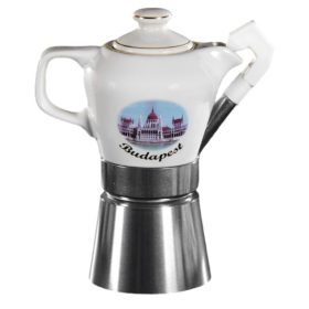Fatima kávéfőző 2-4 személyes Budapest képpel