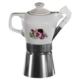 Fatima kávéfőző 2 személyes virág képpel