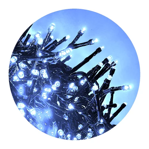 Modee Karácsonyi led füzér plastic adapteres C2017 (384LED/2,1m) cold