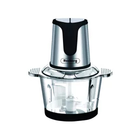   Chopper Rosberg R51111E, 500W, 3L, 2-speed, glass bowl, Black/Silver