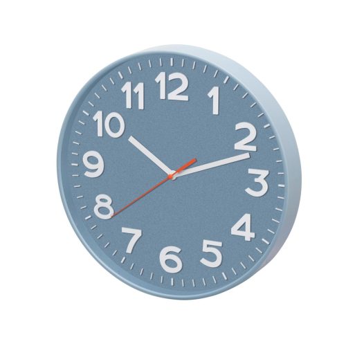 HOME AWC300BL Fali óra, üveg előlap, kontrasztos, jól leolvasható számlap, 1xAA elem tápellátás, átmérő 300mm