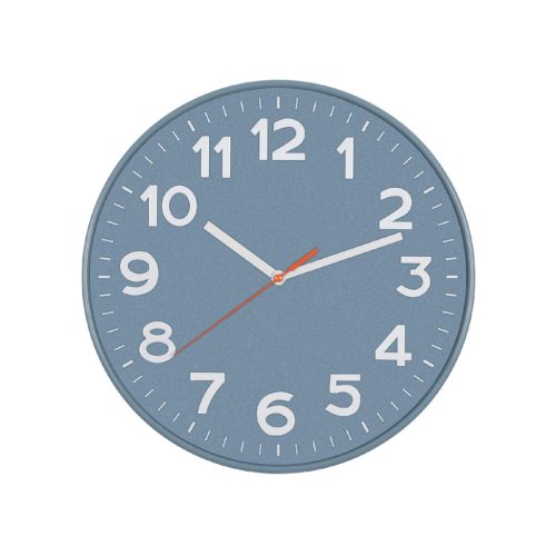 HOME AWC300BL Fali óra, üveg előlap, kontrasztos, jól leolvasható számlap, 1xAA elem tápellátás, átmérő 300mm