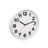Home AWC300WH fali óra, üveg előlap, kontrasztos, jól leolvasható számlap, 1xAA elem tápellátás, átmérő 300mm