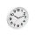 Home AWC300WH fali óra, üveg előlap, kontrasztos, jól leolvasható számlap, 1xAA elem tápellátás, átmérő 300mm