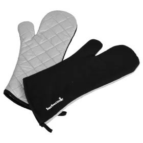   Barbecook BC-ACC-7099 hosszú pamut és alumínium grillkesztyű, fekete, 40cm