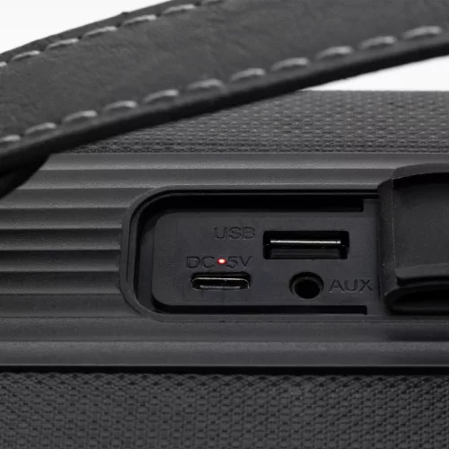 SAL BT 3000 hordozható bluetooth kihangosító, 2 x 16 W, sztereó boombox, FM rádió, USB, microSD, beépített mikrofon, RGB LED, ~4,5 óra üzemidő