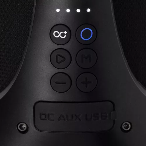 SAL BT 5000 hordozható bluetooth kihangosító, 2 x 25 W, sztereó boombox, FM rádió, USB, microSD, beépített mikrofon, RGB LED, ~6,5 óra üzemidő