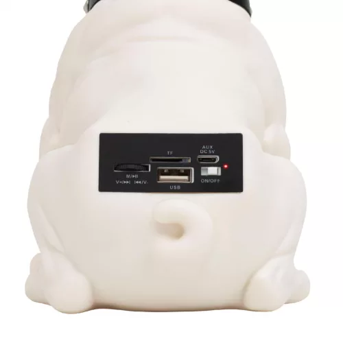 SAL BT DOG hordozható multimédia-hangszóró, 5 W, BT, FM rádió, ~5 óra üzemidő, USB, MicroSD