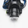 LED-es fém fejlámpa, zoom, 800 lumen