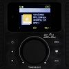 SAL INR 5000/BK internetrádió, 5 in 1, 2x5 W, Bass reflex, világrádió, FM RDS, BT, AUX, Média Center hálózati zenetár, EQ