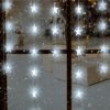 LED-es csillag fényfüggöny, hidegfehér