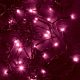 LED-es beltéri fényfüzér, PINK, 100 LED