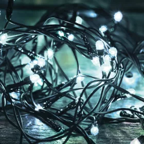   LED-es fényfüzér, 1000 LED, hidegfehér, állófényű, kültéri