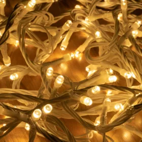   LED-es sziporkázó fényfüzér, meleg-/melegfehér, 500 LED, kültéri