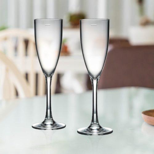 Törhetetlen pezsgőspohár, 6db/csomag