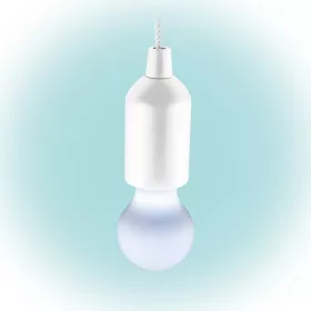 LED-es zsinórlámpa, 1 LED, hidegfehér, 100 cm zsinór