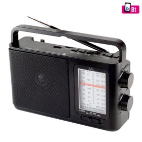   SAL RPR 7B táskarádió, AC/DC, 4 in 1, BT, USB, MicroSD, AM-FM-SW1-SW2 rádió, AUX, ~18 óra üzemidő