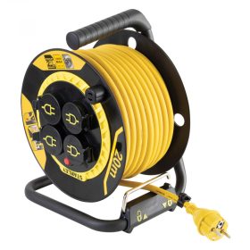 STANLEY kábeldob, IP44,  20m kábellel, H07RN-F 3G1,5