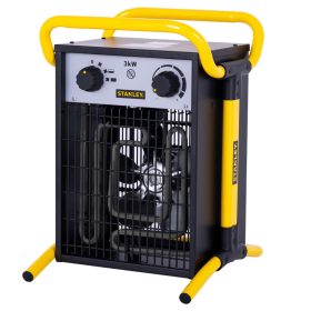   STANLEY SXJH203000E fűtőtest, 3000 W, 2 fokozat, fém ház, termosztát, IPX4 védelem, túlmelegedés elleni védelem