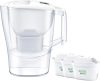 Brita BR1053054 Aluna vízszűrő kancsó, fehér, 3 db Maxtra Pro Pure Performance szűrőbetéttel