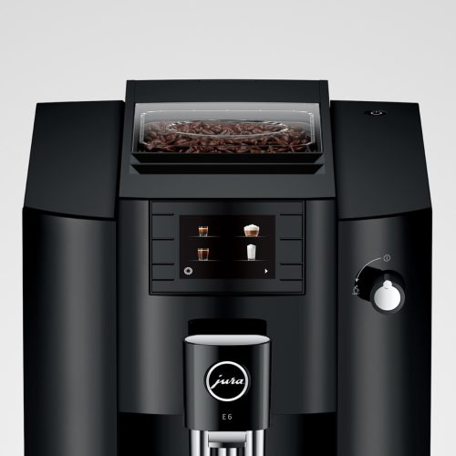 Jura E6 Piano Black fekete automata kávéfőző (EC) (15437)