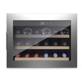 CASO Winesafe 18 EB inox beépíthető borhűtő