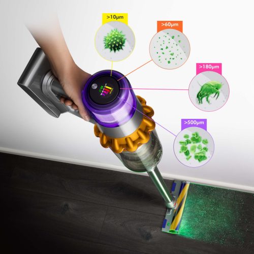 Dyson V15 Detect Absolute álló porszívó ezüst (446986-01)