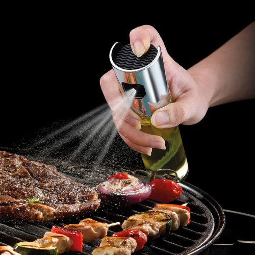 BBQ 56287 Olaj és ecet permetező spray - rozsdamentes acél, üveg - 100 ml