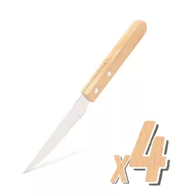 Grill kés - 4 db - fa nyéllel 56305B