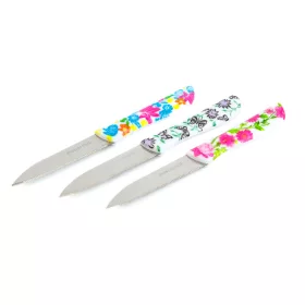   Family 56317 Konyhai kés készlet - 16 cm - virág mintás - 3 db / csomag