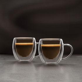   Vog&Arths 57176A Duplafalú üveg csésze - 80 ml - 2 db / csomag