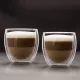 Vog&Arths 57176J Duplafalú cappuccino üveg csésze - 250 ml - 2 db / csomag