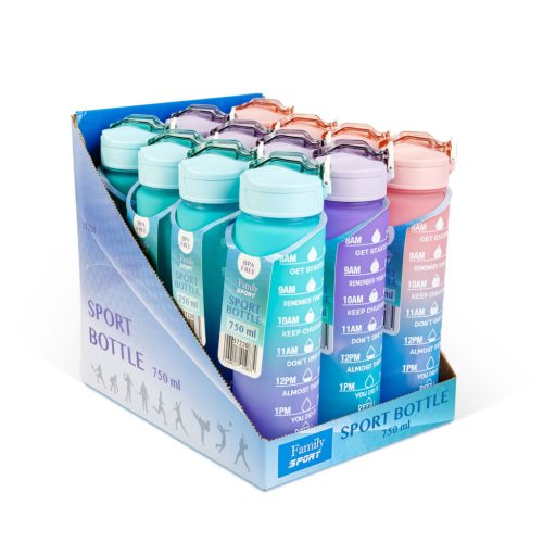 Family 57220 Sport kulacs - 750 ml - opálos - kék-lila színátmenetes