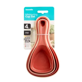   Bewello 57549P Mérőkanál szett - műanyag - 17 x 9,3 x 6 cm - 4 db / csomag