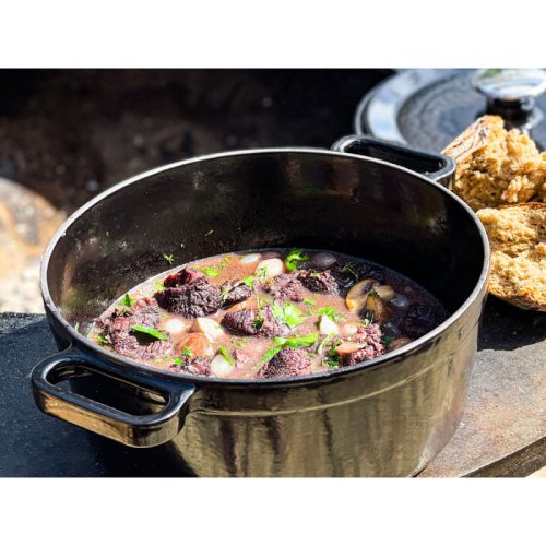 Noral 66667003 Öntöttvas lábas zománc bevonattal, 3,8 l, 24×12 cm