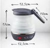 Adler AD 1279 Camping Utazó összecsukható vízforraló 0,6L - Fehér