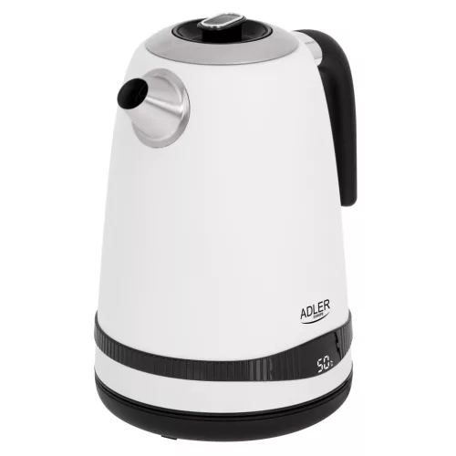 Adler AD1295W Vízforraló LCD kijelzővel és hőmérsékletszabályzóval, 1,7L