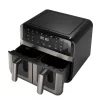 Aiwa AFR-9000 FUTAGO Forradalmi, japán légkeveréses sütő a konyhában, 2.400W, 9 liter (2x4,5 liter)