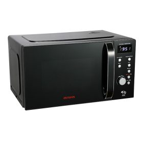   Aiwa AMW-202DG/BK Digitális mikrohullámú sütő grillsütővel, 20 l, 700 W, gyorssütés 8 móddal