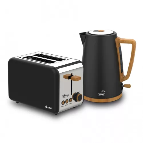 Bravo Ara B-4936 fekete Elektromos vízforraló 1,7L, 2200W