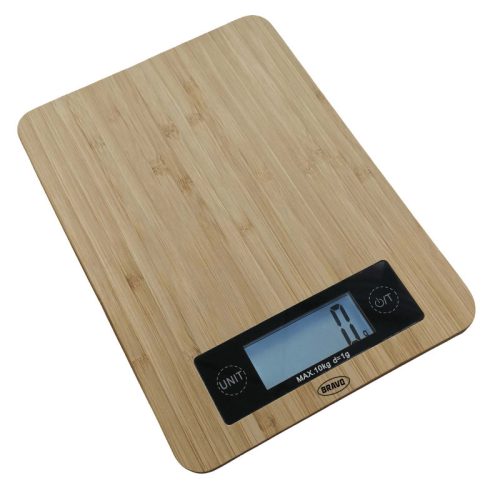 Bravo B-5000 Bamboo konyhai mérleg, 10kg