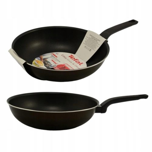 Tefal Simple Cook 28cm Wok serpenyő – Fekete B5541953